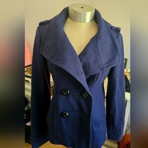 Women's Navy Peacoat
